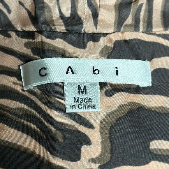 Cabi #104 Pink Brown Silk Sleeveless Top Medium - Picture 4 of 6